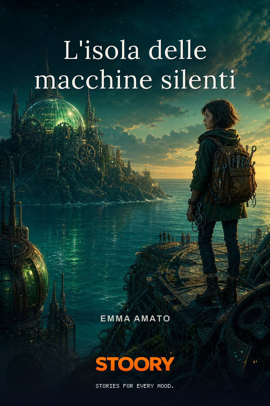 Copertina di L'isola delle macchine silenti