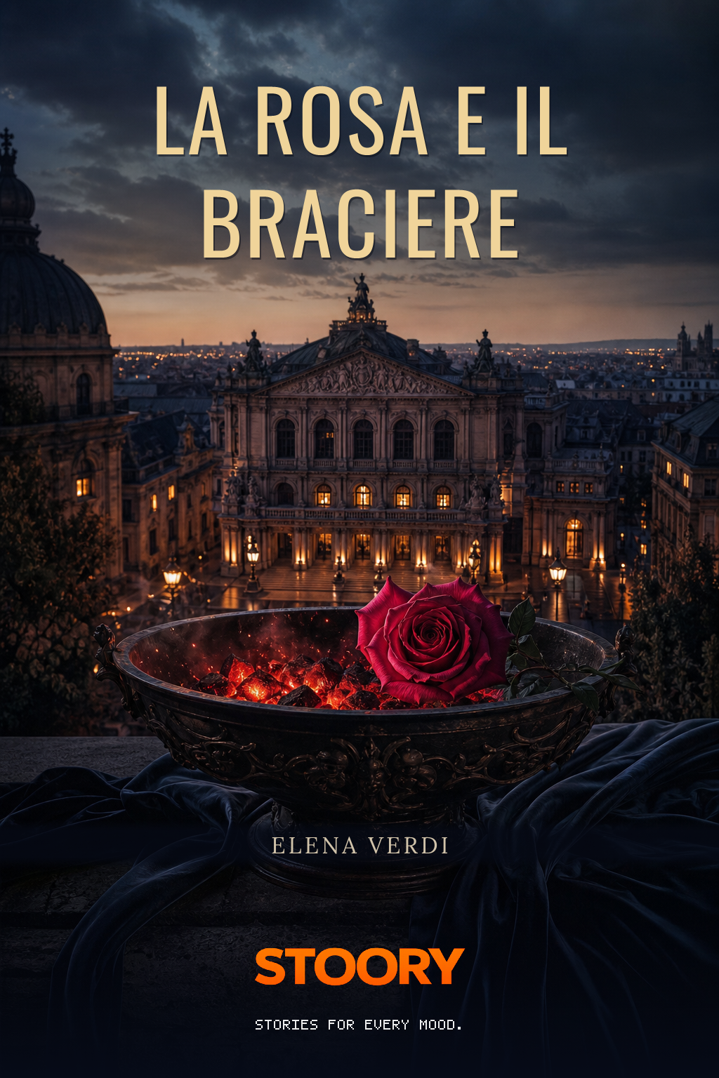 Copertina di La Rosa e il Braciere